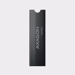 Axagon CLR-M2L6 sistema di raffreddamento per computer M.2 NVMe SSD, Unità allo stato solido Dissipatore di calore/Radiatore Nero 1 pz - Vista aggiuntiva 5