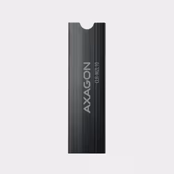 Axagon CLR-M2L10 sistema di raffreddamento per computer M.2 NVMe SSD, Unità allo stato solido Dissipatore di calore/Radiatore Nero 1 pz - Vista aggiuntiva 5