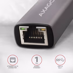 Axagon ADE-TR scheda di rete e adattatore Ethernet 1000 Mbit/s