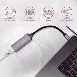 Axagon ADE-TRC scheda di rete e adattatore Ethernet 1000 Mbit/s