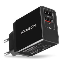 Axagon ACU-QS24 Caricabatterie per dispositivi mobili Smartphone Nero AC Ricarica rapida Interno