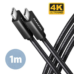 Axagon BUCM32-CM10AB cavo USB USB 3.2 Gen 2x2 1 m USB C Nero