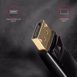 Axagon RVD-HI14N cavo e adattatore video 0,18 m DisplayPort HDMI Nero - Vista aggiuntiva 4