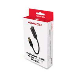 Axagon RVD-HI14N cavo e adattatore video 0,18 m DisplayPort HDMI Nero - Vista aggiuntiva 7