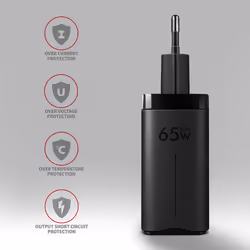 Axagon ACU-DPQ65 Caricabatterie per dispositivi mobili Telefono cellulare, Netbook, Computer portatile, Smartphone, Orologio intelligente, Tablet, Universale Nero AC Ricarica rapida Interno - Vista aggiuntiva 5