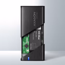 Axagon EEM2-SBC externes Gehäuse für M.2 SSDs USB-C 3.2 Gen 2 - schwarz Box esterno SSD Nero - Vista aggiuntiva 4