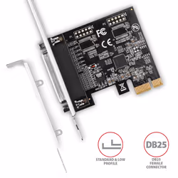 Axagon PCEA-P1N scheda di interfaccia e adattatore Interno Parallelo