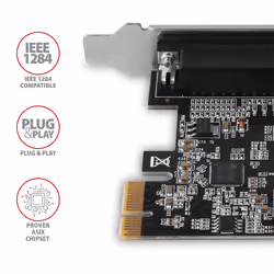Axagon PCEA-P1N scheda di interfaccia e adattatore Interno Parallelo - Vista aggiuntiva 4