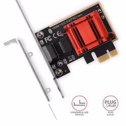 Axagon PCEE-G25 scheda di rete e adattatore Interno Ethernet 2500 Mbit/s - Vista aggiuntiva 3