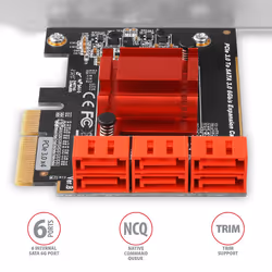 Axagon PCES-SA6 scheda di interfaccia e adattatore Interno SATA - Vista aggiuntiva 4