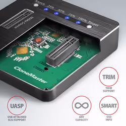 Axagon ADSA-M2C docking station per unità di archiviazione USB 3.2 Gen 2 (3.1 Gen 2) Type-C Nero - Vista aggiuntiva 5