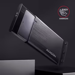 Axagon EE25-A6M contenitore di unità di archiviazione Box esterno HDD/SSD Nero 2.5"