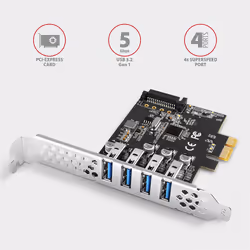 Axagon PCEU-43RS scheda di interfaccia e adattatore Interno USB 3.2 Gen 1 (3.1 Gen 1) - Vista aggiuntiva 2