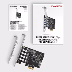 Axagon PCEU-43RS scheda di interfaccia e adattatore Interno USB 3.2 Gen 1 (3.1 Gen 1) - Vista aggiuntiva 5