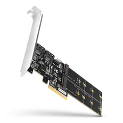 Axagon PCES-SA4M2 PCIe Controller 2x internal SATA 6G port+ M.2 B-key scheda di interfaccia e adattatore Interno M.2, SATA