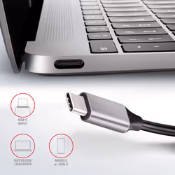 Axagon HMC-HCR3A 3x USB-A+ HDMI+ SD/microSD USB-C 3.2 Gen 1 hub 20cm Cablato USB 3.2 Gen 1 (3.1 Gen 1) Type-A Grigio - Vista aggiuntiva 6