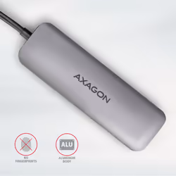 Axagon HMC-HCR3A 3x USB-A+ HDMI+ SD/microSD USB-C 3.2 Gen 1 hub 20cm Cablato USB 3.2 Gen 1 (3.1 Gen 1) Type-A Grigio - Vista aggiuntiva 7