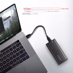 Axagon EEM2-SB2 contenitore di unità di archiviazione Box esterno SSD Nero M.2 - Vista aggiuntiva 7