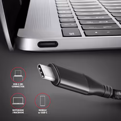 Axagon RVC-HI2MC cavo e adattatore video 1,8 m USB tipo-C HDMI Nero - Vista aggiuntiva 8