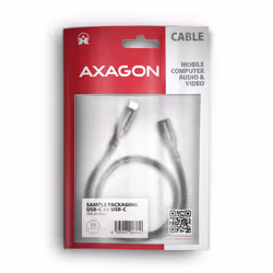 Axagon BUCM32-CF05AB cavo USB USB 3.2 Gen 2x2 0,5 m USB C Nero - Vista aggiuntiva 7