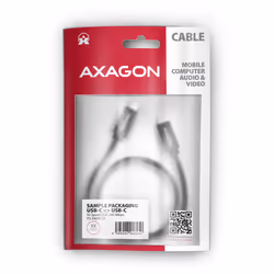 Axagon BUCM2-CM20AB Ladekabel USB-C zu USB-C 2.0, 2 m, PD 240 W 5 A, ALU - Schwarz - 2 Meter langes USB-C zu USB-C Kabel - Daten- und Ladefähig cavo USB USB 2.0 USB C Nero - Vista aggiuntiva 8
