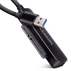 Axagon ADSA-FP2A, USB tipo A, SATA, USB 3.2 Gen 1 (3.1 Gen 1), Maschio, Nero, PC / Notebook / Tablet, Cina