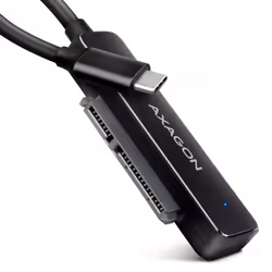 Axagon ADSA-FP2C USB-C 5Gbps - SATA 6G, 2.5 SSD/HDD SLIM adapter - Adapter - Digital/Daten, USB tipo-C, SATA, Maschio, Nero, ...