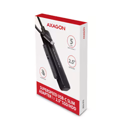 Axagon ADSA-FP2C USB-C 5Gbps - SATA 6G, 2.5 SSD/HDD SLIM adapter - Adapter - Digital/Daten scheda di interfaccia e adattatore - Vista aggiuntiva 7