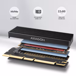 Axagon PCEM2-XS scheda di interfaccia e adattatore Interno M.2 - Vista aggiuntiva 2