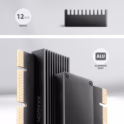 Axagon PCEM2-XS scheda di interfaccia e adattatore Interno M.2 - Vista aggiuntiva 3