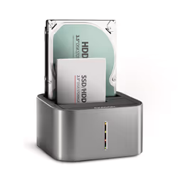 Axagon AXG ADSA-DC - Docking- und Kopierstation 2x 2.5''/3.5'' SATA USB 3.0 - Digital/Daten, HDD, SSD, SATA, Seriale ATA II,  ...