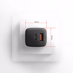 Axagon ACU-PQ20 wall charger QC3.0/AFC/FCP+ PD type-C 20 W - schwarz - USB Typ C Telefono cellulare, Smartphone, Orologio intelligente, Tablet, Universale Nero AC Ricarica rapida Interno - Vista aggiuntiva 8