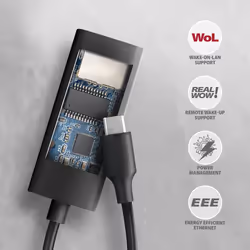 Axagon ADE-ARC USB-C 3.2 Gen 1 - Gigabit Ethernet 10/100/1000 Adapter - Adapter - Digital/Daten 1000 Mbit/s - Vista aggiuntiva 5