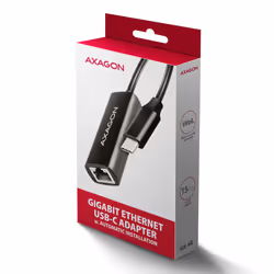 Axagon ADE-ARC USB-C 3.2 Gen 1 - Gigabit Ethernet 10/100/1000 Adapter - Adapter - Digital/Daten 1000 Mbit/s - Vista aggiuntiva 7