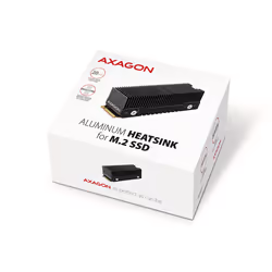 Axagon CLR-M2XT M.2 SSD Passivkühler Aluminium Dissipatore Nero, Grigio - Vista aggiuntiva 6