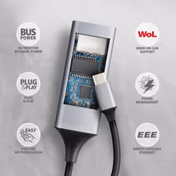 Axagon ADE-TXPD scheda di rete e adattatore Ethernet 1000 Mbit/s - Vista aggiuntiva 6