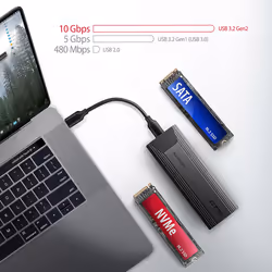 Axagon EEM2-GTS2 contenitore di unità di archiviazione Box esterno SSD Nero M.2 - Vista aggiuntiva 7