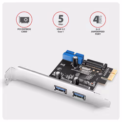 Axagon PCEU-232RS scheda di interfaccia e adattatore Interno USB 3.2 Gen 1 (3.1 Gen 1) - Vista aggiuntiva 2