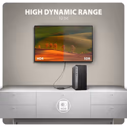 Axagon RVD-HI20N cavo e adattatore video 0,15 m DisplayPort HDMI Nero - Vista aggiuntiva 4