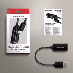 Axagon RVD-HI20N cavo e adattatore video 0,15 m DisplayPort HDMI Nero - Vista aggiuntiva 6