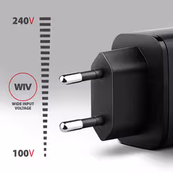 Axagon ACU-PQ67 Caricabatterie per dispositivi mobili Universale Nero, Grigio AC Ricarica rapida Interno - Vista aggiuntiva 3