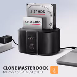 Axagon ADSA-SC docking station per unità di archiviazione USB 3.2 Gen 1 (3.1 Gen 1) Type-C Nero - Vista aggiuntiva 2