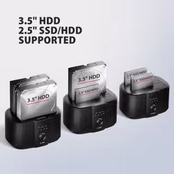 Axagon ADSA-SC docking station per unità di archiviazione USB 3.2 Gen 1 (3.1 Gen 1) Type-C Nero - Vista aggiuntiva 4
