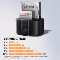 Axagon ADSA-SC docking station per unità di archiviazione USB 3.2 Gen 1 (3.1 Gen 1) Type-C Nero - Vista aggiuntiva 6