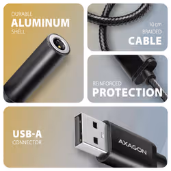 Axagon ADA-HA scheda audio 2.0 canali USB - Vista aggiuntiva 3