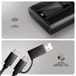 Axagon EEM2-SD2B contenitore di unità di archiviazione Box esterno SSD Nero M.2 - Vista aggiuntiva 7