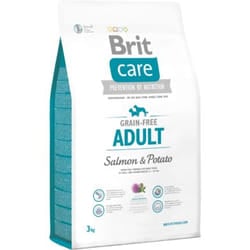 Brit 8595602510153 cibo secco per cani 3 kg Adulto Salmone