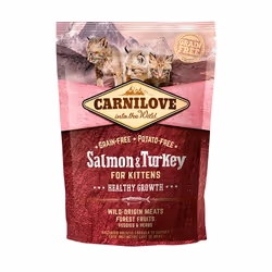 CARNILOVE 512232, Gattino, Tutte le razze, Salmone, Tacchino, 400 g