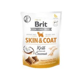Brit Dog Skin & Coat Krill Cane Spuntini Krill, Cocco 150 g