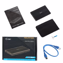 i-tec Advance MYSAFEU312 contenitore di unità di archiviazione Box esterno HDD/SSD Nero 2.5" - Vista aggiuntiva 8